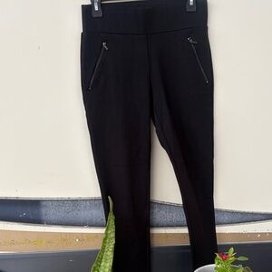 Ann Taylor Black Knit Waistband Pants